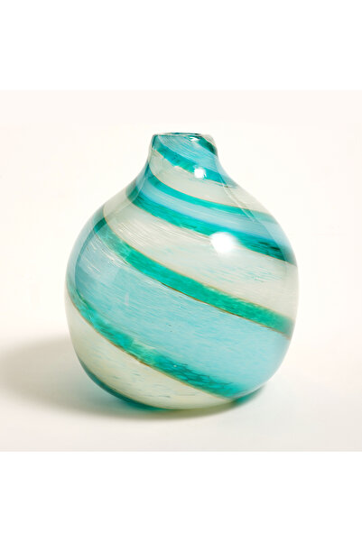 Zsa Zsa Zsu Macau Cam Vazo 21 Cm Mavi