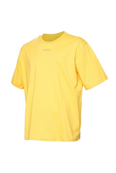 hummel Javon Oversize Men's Yellow Round Neck T-Shirt