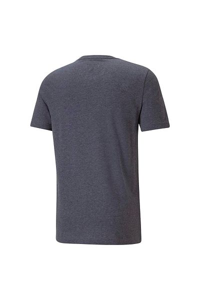 Puma Essentials Heather Ανδρικό μπλουζάκι με λαιμόκοψη σε μπλε ναυτικό