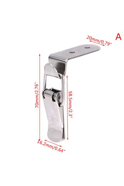 JETTING A 90 Degrees Duck-mouth Buckle Hook Lock Spring Draw Toggle Latch Clamp Clip Hasp