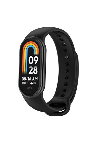 Dexmon Xiaomi Mi Band 8 Mi Band 9 Mi Band 10 Compatible 3 Pack Silicone Cord Wristband with Metal Pin