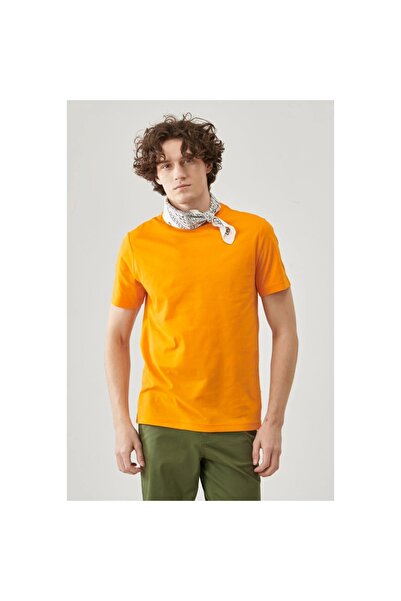 Lee Lightweight Men's Orange Crew Neck T-Shirt