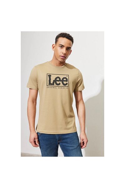 Lee Ανδρικό μπλουζάκι L68tys56 Clay