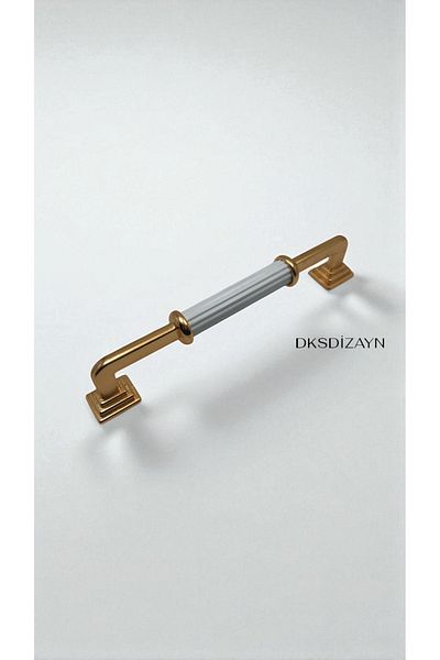 DKSDİZAYN Maya 128 mm Handle Furniture Drawer Kitchen Cabinet Handle 1St Class Metal and Aluminum Ultra Quality Handle