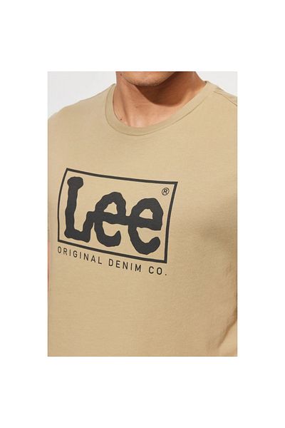 Lee Ανδρικό μπλουζάκι L68tys56 Clay