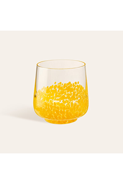 Zsa Zsa Zsu Henan Cam Su Bardağı 430 Ml Sarı