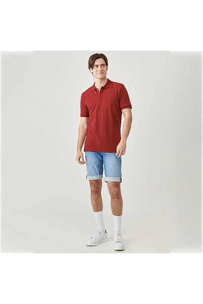 WRANGLER Regular Fit Normal Cut Polo Neck 100% Cotton T-Shirt