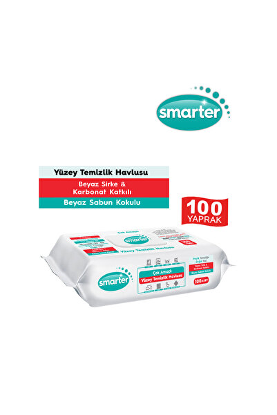 SMARTER 100'lü Yüzey Temizlik Havlusu - Beyaz