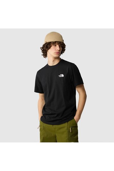 THE NORTH FACE Απλό ανδρικό μπλουζάκι με μαύρο στρογγυλό γιακά