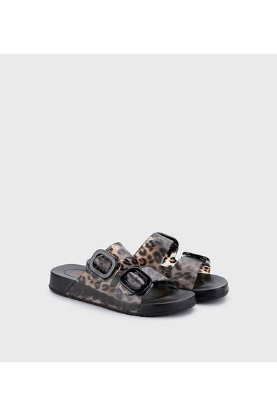 IGOR Παντόφλες Habana Brillo Black Leopard S10336