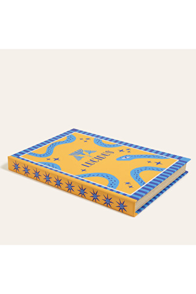 Zsa Zsa Zsu Olbıa Kanvas - Polistren - Kadife Dekoratif Kutu 23x34 Cm Renkli