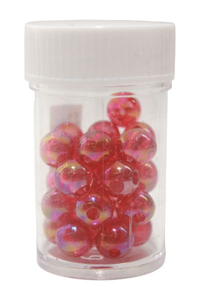 Mikro Gg-1208-nb Mărgele mari colorate roșii 1 tub