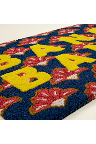 Zsa Zsa Zsu Kerala Coır Kapı Önü Paspası 45x75 Cm Sarı