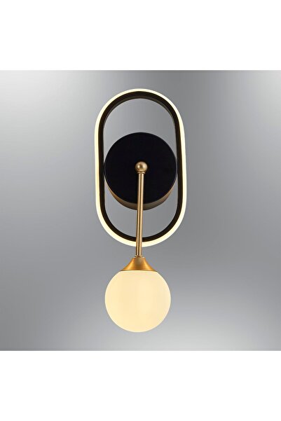 Luna Lighting 2611-2-19 Halo Elips Aplik Siyah