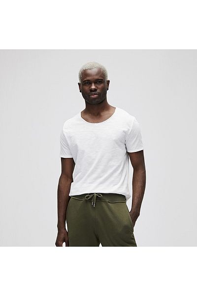 Bad Bear Off-white White V-neck Men's T-shirt