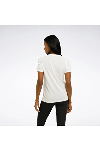 Reebok IdenTity Train Sup Graphic - Γυναικείο λευκό μπλουζάκι με στρογγυλή λαιμόκοψη