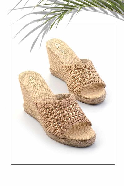 Bambi Γυναικείες Παντόφλες Mink K04874015787