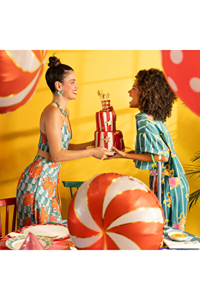 Zsa Zsa Zsu Tavas Dijital Baskılı Pantolon - Yeşil