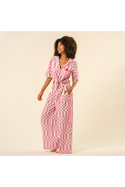 Zsa Zsa Zsu Tavas Nakışlı Gömlek - Ekru