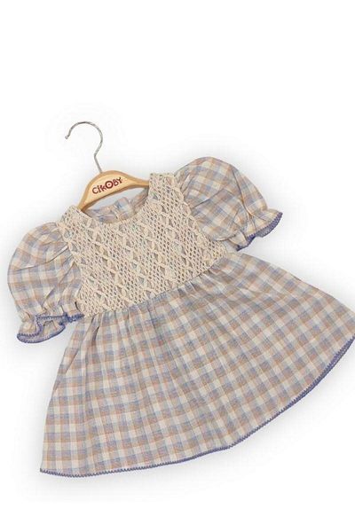 Çikoby Girl's Sleeves Watermelon Sleeve Woven Dress