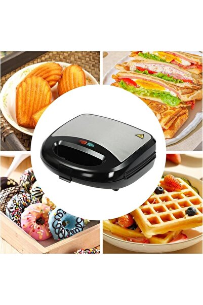 HZL 6 sı 1 arada Tost Makinası, Donut, Waffle, Ceviz Kurabiye, Sandviç Aparatlı Makina
