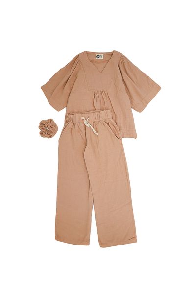 rg kidsstore Комплект блуза и панталон Young 100% Muslin