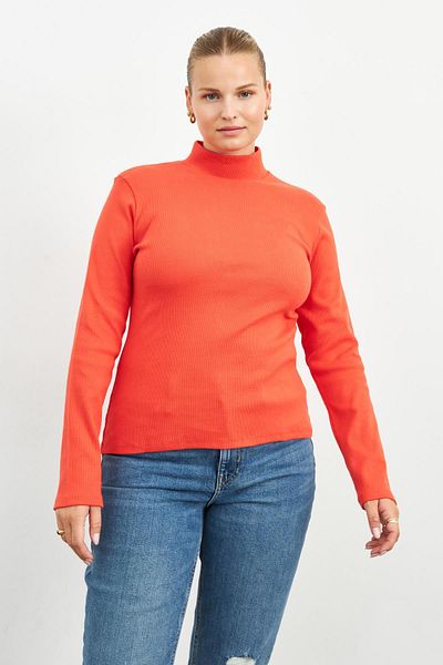 Curly ORANJ COSCORSE FISHER COLLAR BLUZ