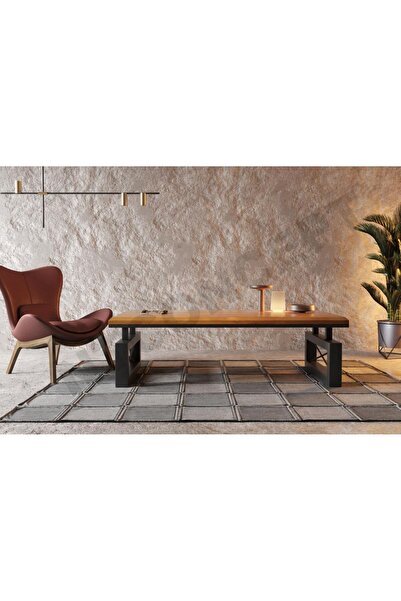 NT Concept Ntconcept Mia Doğal Ağaç Sehpa(75CM-100CM)renk Seçenekli