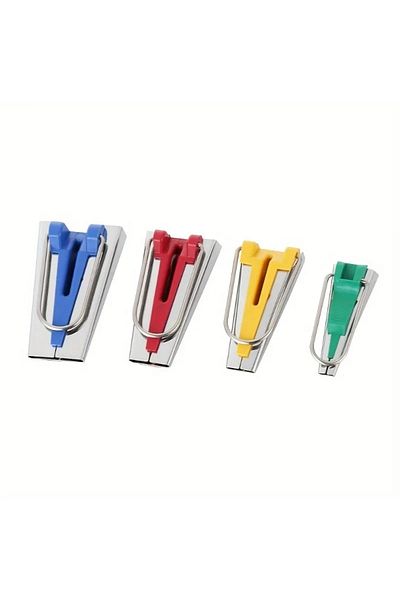 Choice 4pcs 4/5pcs Set Bias Tape Maker Splicing Cloth Maker Binding Tool Overlocking Stitch Quilting Sewing