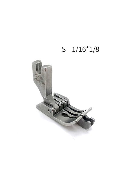 Choice S Industrial Flat Car Double Cut Double Line Presser Foot, Jeans Back Pocket Tangent Line