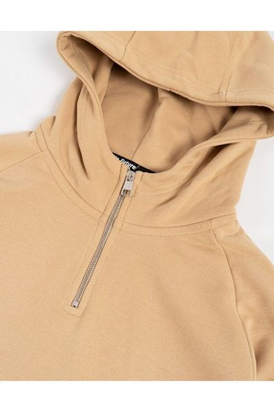 No Future Street Style High Collar Zippered Oversize Men's Hoodie Nf0337Bj