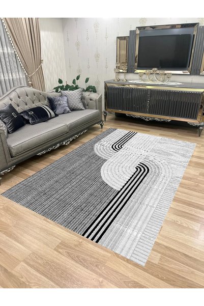 Bordo Halı Yıkanabilir Kaymaz Taban Halı Mutfak Dekor Yolluk Koridor Halısı S...