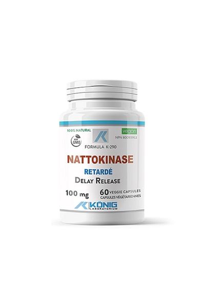 Konig Laboratorium Nattokinase, 60 Delayed Release Capsules