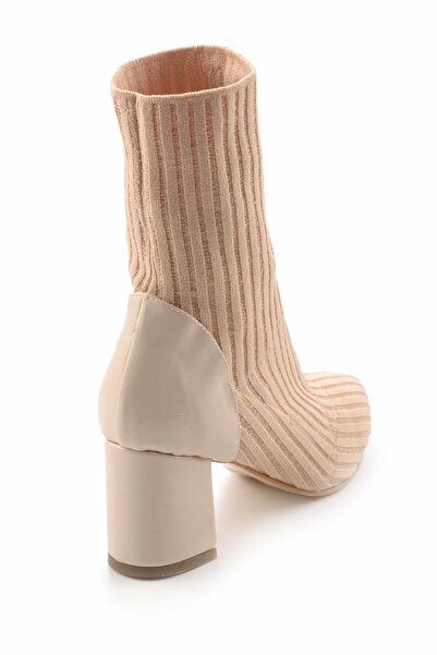 Bambi Bej Kadın Bot & Bootie K02990100282