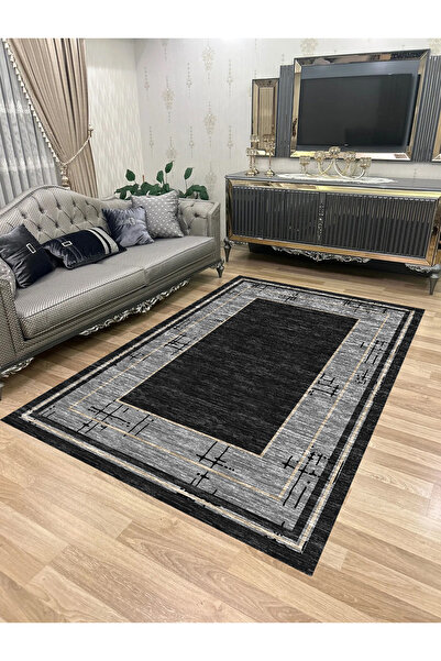 Bordo Halı Yıkanabilir Kaymaz Taban Halı Mutfak Dekor Yolluk Koridor Halısı S...