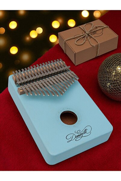 Donizetti Kalimba Full Set Hediye Paketi Stant Bebek Mavisi