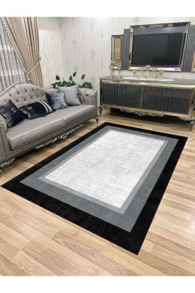 Bordo Halı Yıkanabilir Kaymaz Taban Halı Mutfak Dekor Yolluk Koridor Halısı S...