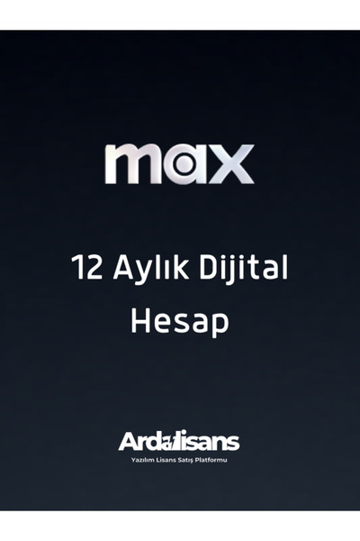BluTV Hbo MAX 12 Aylık Dijital Abonelik Kodu