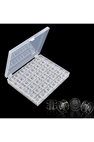 Choice with Bobbin 36 Grid Clear Spool Box Plastic Thread Bobbin Storage Case...