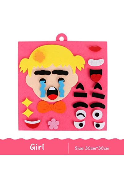 Choice1 ألعاب ألغاز تغيير المشاعر DIY للفتيات مع تعبيرات الوجه الإبداعية للأط...