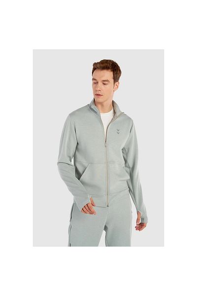 hummel Ανδρικό γκρι μπουφάν Nelly με κουκούλα