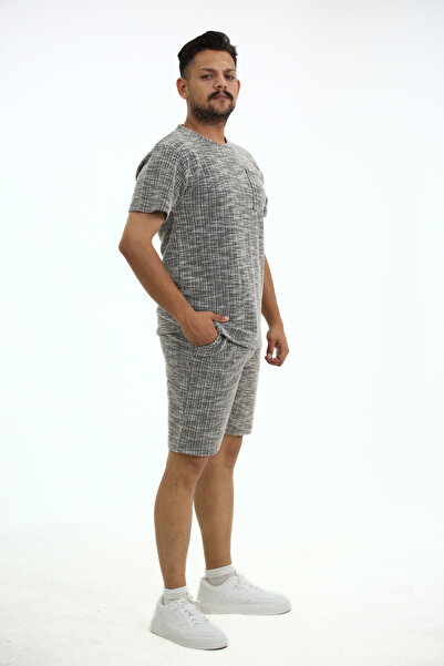 EXSPORT Flamen Short Sleeve Shorts Set with Top Pocket