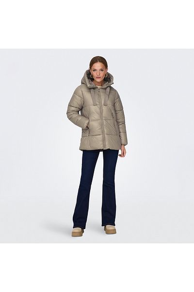 ONLY Long Hooded Puffer Coat 15304773