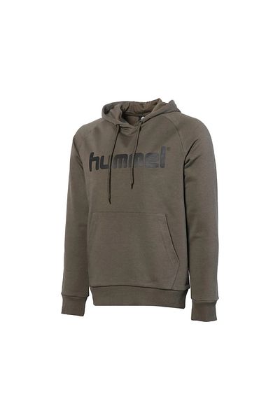 hummel Volus Men's Khaki Hooded Sweatshirt