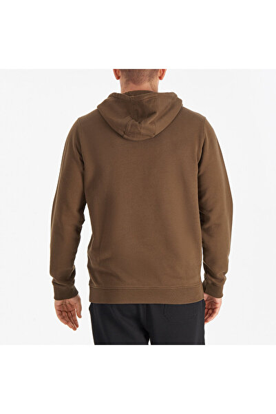 Columbia Basic Sm Logo Men's Brown Hooded Sweatshirt
