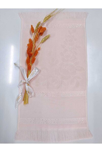 sarra Prosop cu franjuri etaminat 30x50 - Somon