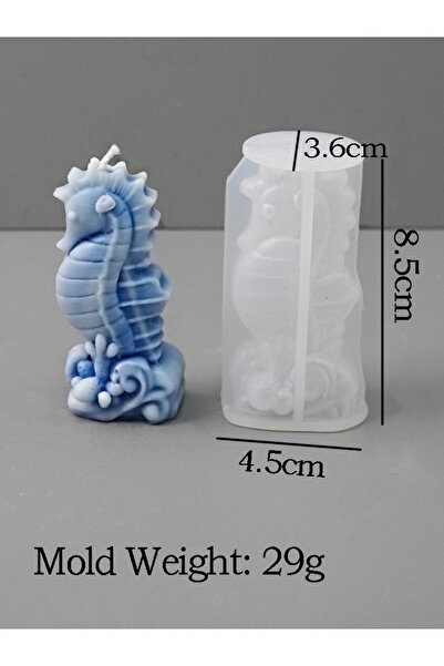 Choice قالب حصان البحر ثلاثي الأبعاد على شكل نجم البحر وحصان البحر مصنوع يدوي...