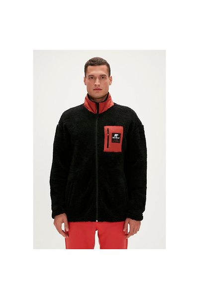 Bad Bear Ryan Plush Men's Black Stand-Up Collar Jacket