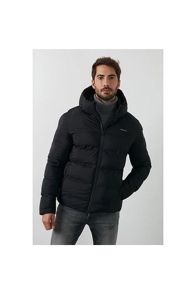 lumberjack Nolan Men's Black Hooded Coat