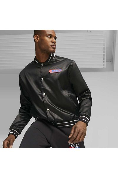 Puma Ανδρικό μπουφάν Clydes Closet Μαύρο Casual Style 62203201